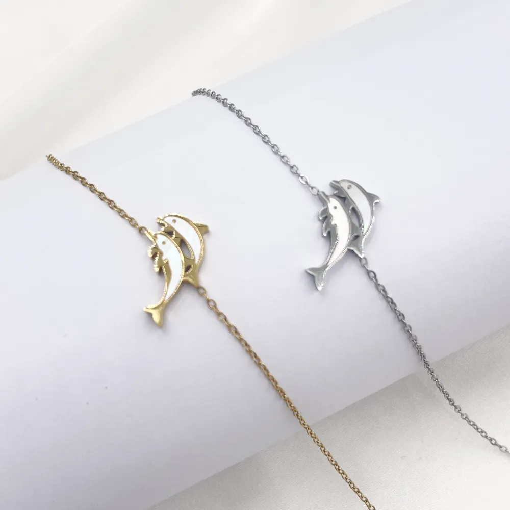 Delfino-Bracciale in Acciaio - BR-795-15206