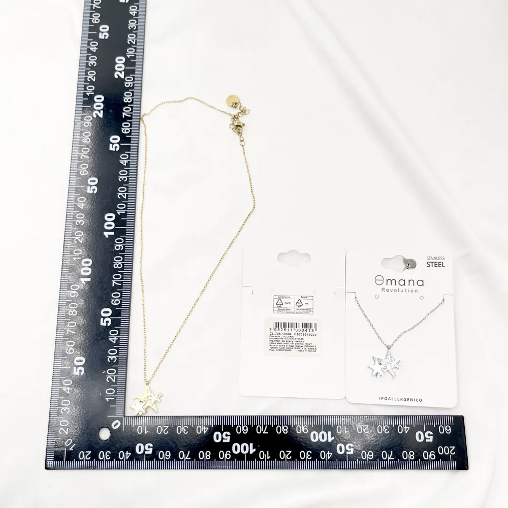 Stella Marina -Collana Corta in Acciaio - CL-795-10604