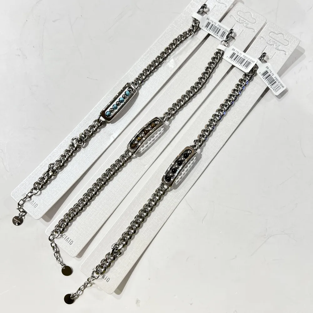 Perline-Bracciale Uomo in Acciaio - BR-775-70