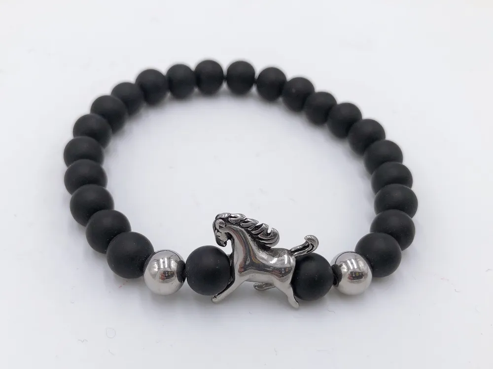 Cavallo - Bracciale Uomo_Nero_1