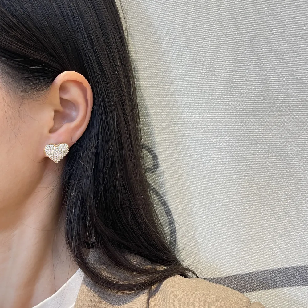 Cuore-Orecchini clip acciaio - OR-103-AA5751E