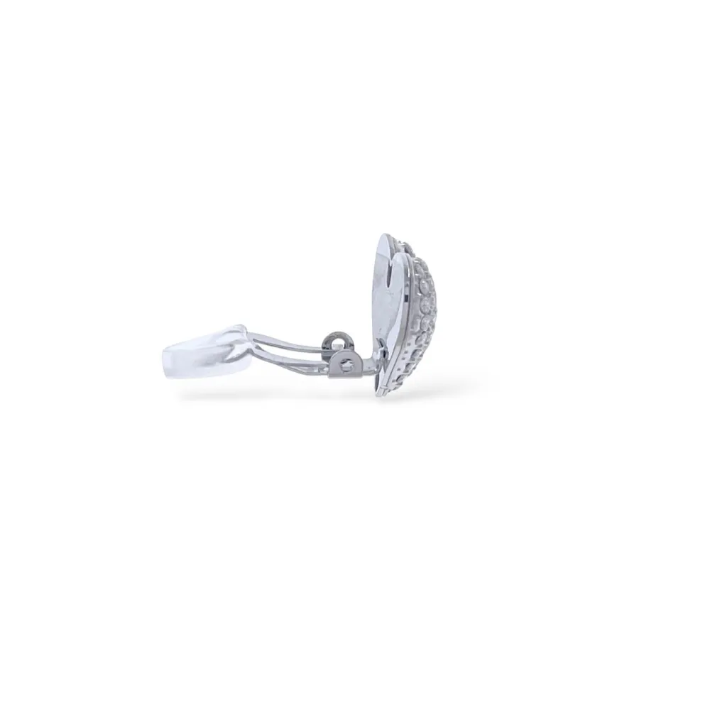 Cuore-Orecchini clip acciaio - OR-103-AA5751E