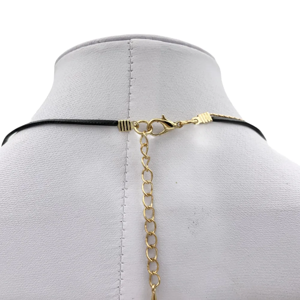 CHK6272-Ponpon-Choker Collarino_Come foto_2