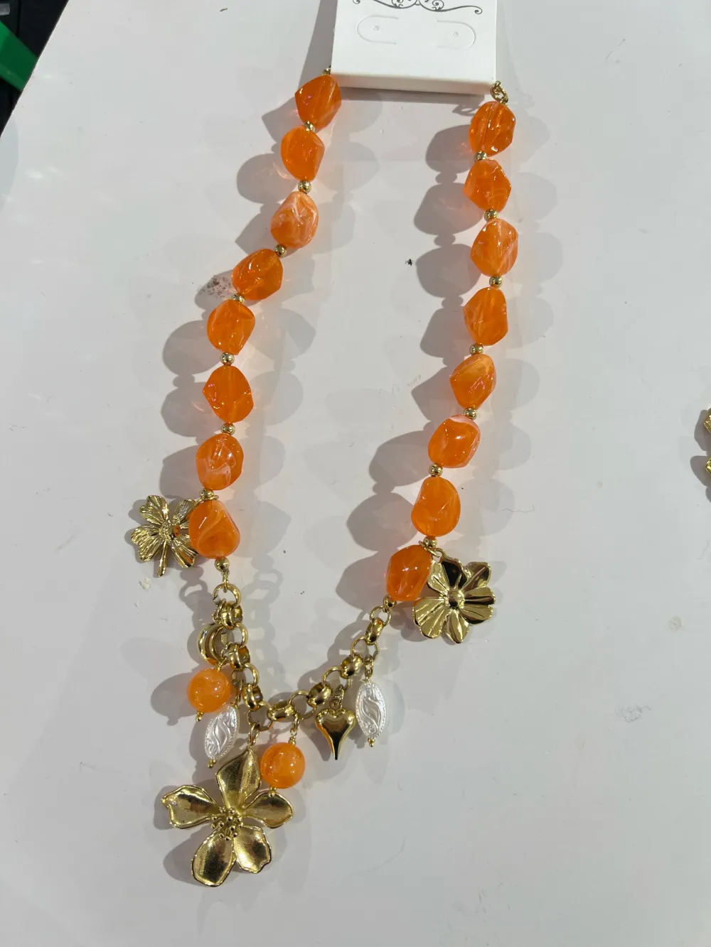 Fiore-Collana Corta in Acciaio - CAC-794-60