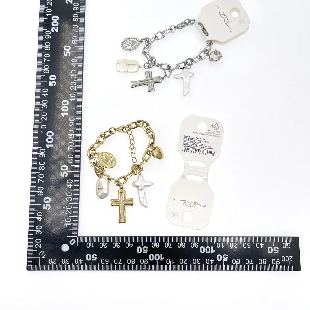 Croce-Bracciale in Acciaio - BAC-794-80