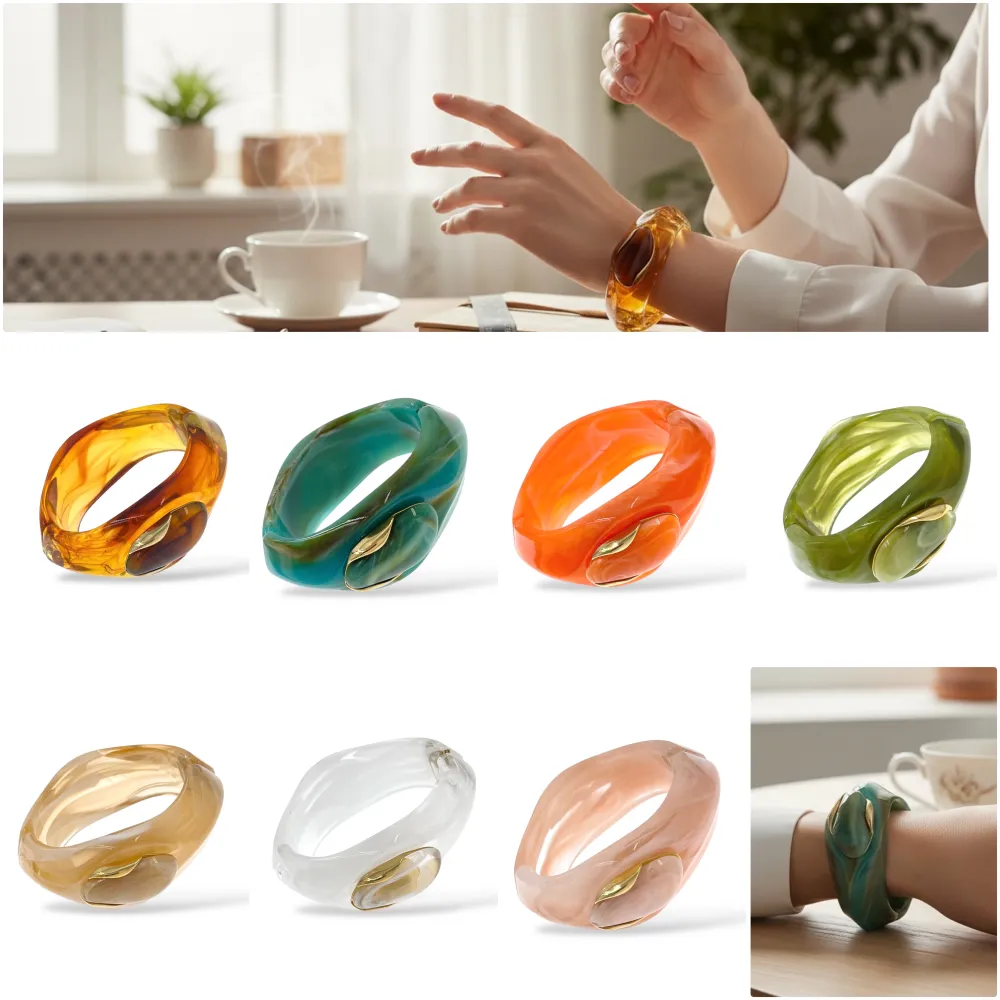 Semplice -Bracciale Rigido Moda in Acciaio - BR-732-602