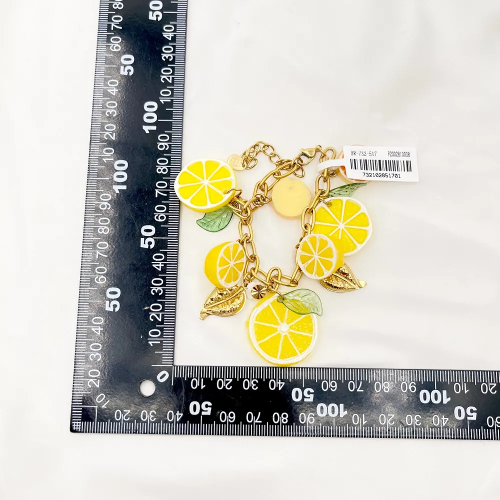 Limone Arancia-Bracciale in Acciaio - BAC-732-517