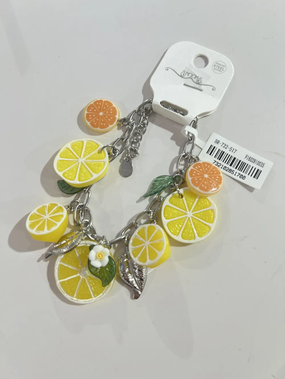 Limone Arancia-Bracciale in Acciaio - BAC-732-517