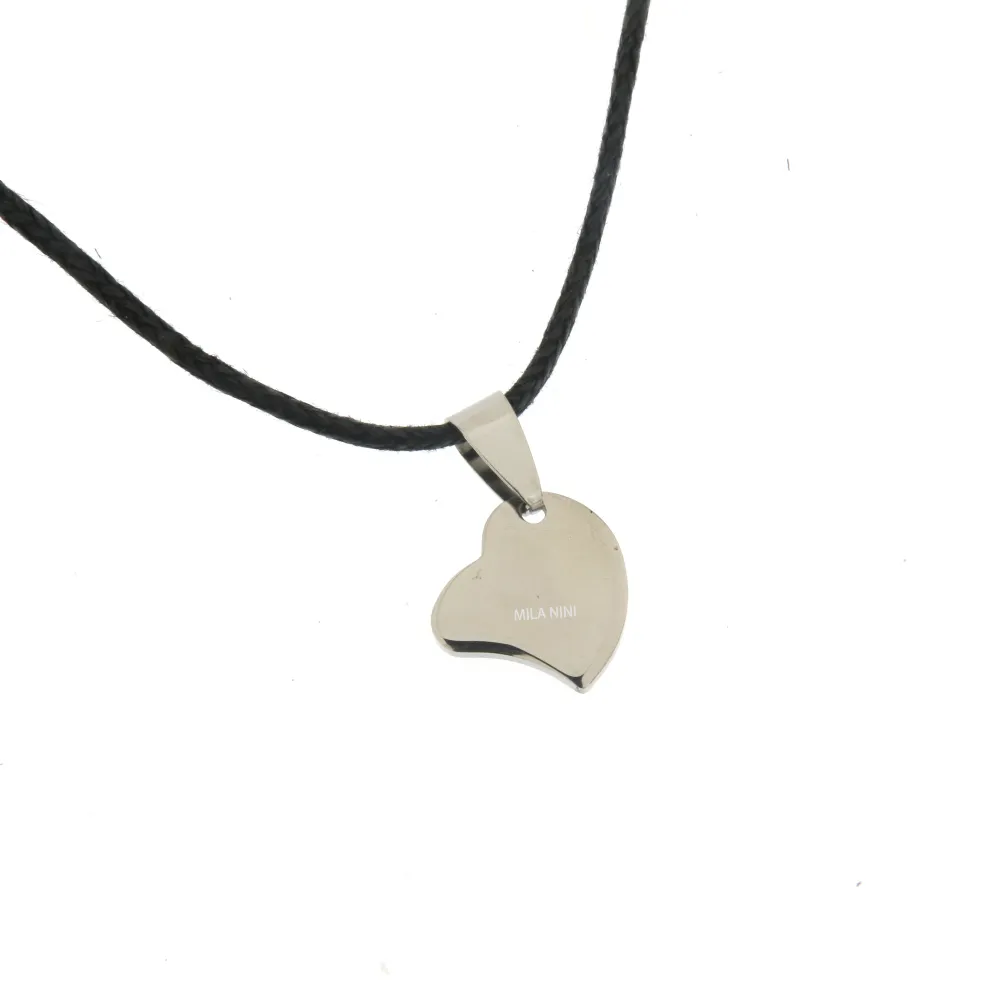 Cuorecino - Collana Corta Unisex_Acciaio_2