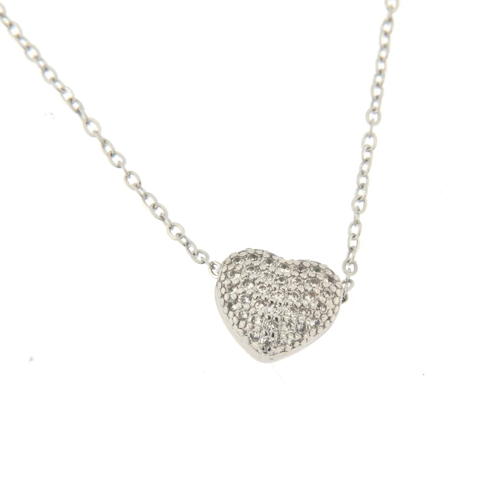 Cuore fine  - Collana zirconia_2