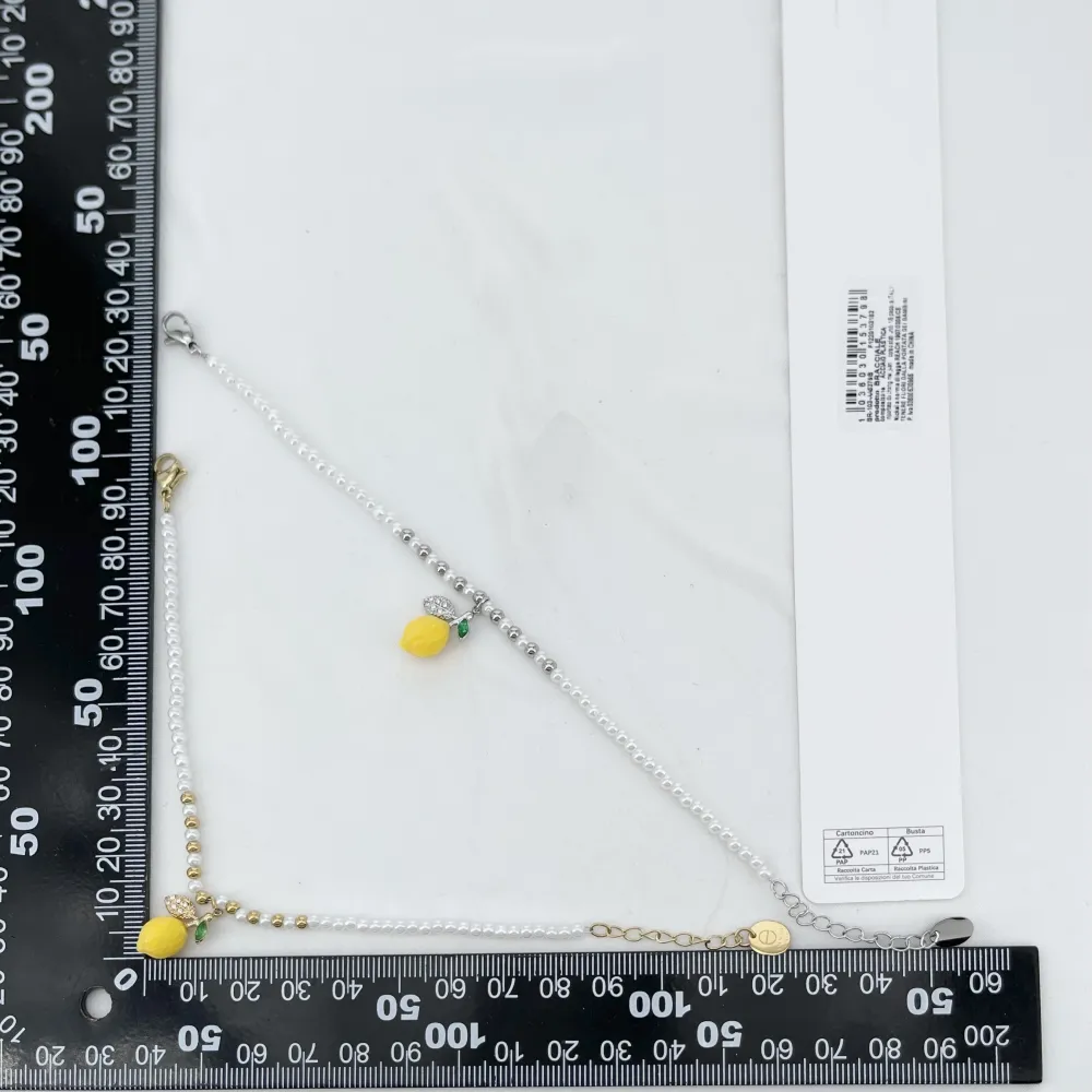 Limone perla-Bracciale in Acciaio - BR-103-AA5379B