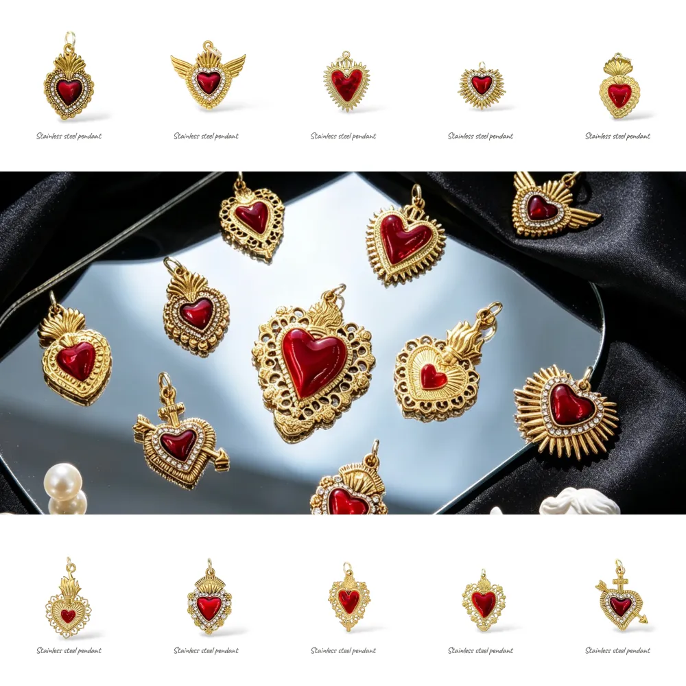 Sacro Cuore-Ciondolo /Charms in Acciaio - CIO-1