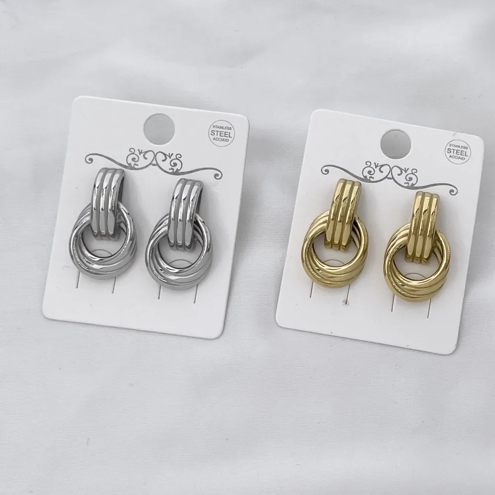 Nodo-Orecchini Moda in Acciaio - OR-413-1003