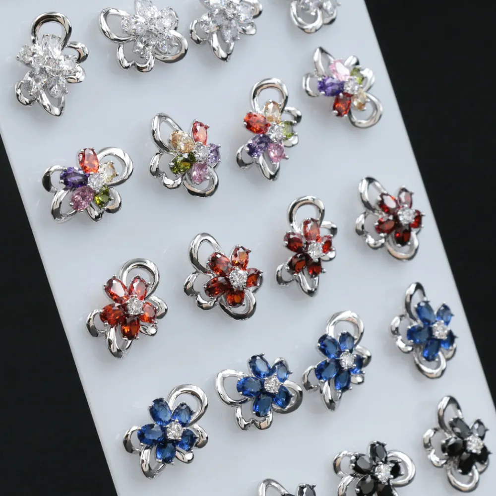 Fiore Colorato  - Orecchini (Conf. 12 Paia)_MIX_2