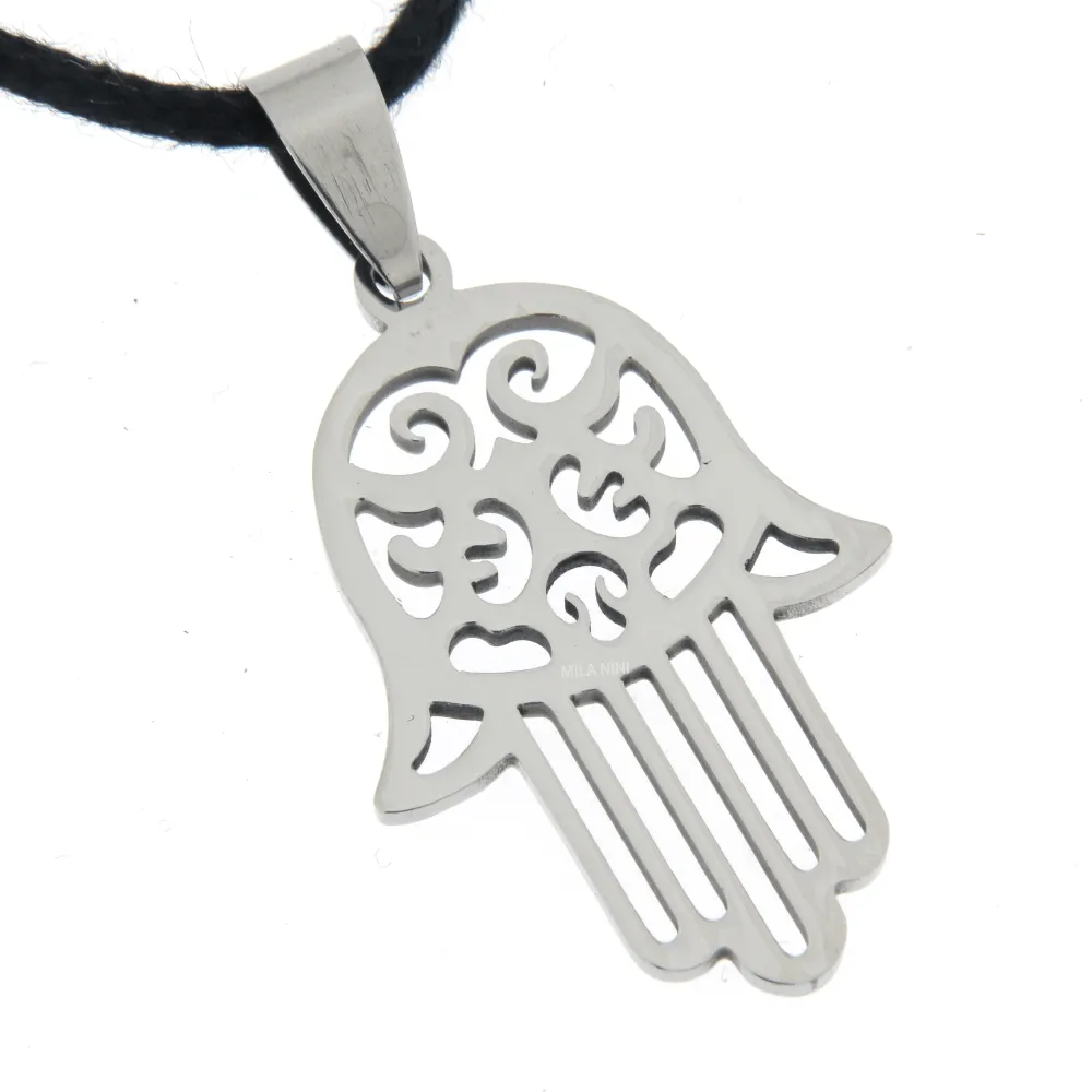 Mano 2 - Collana Corta Unisex_Acciaio_2