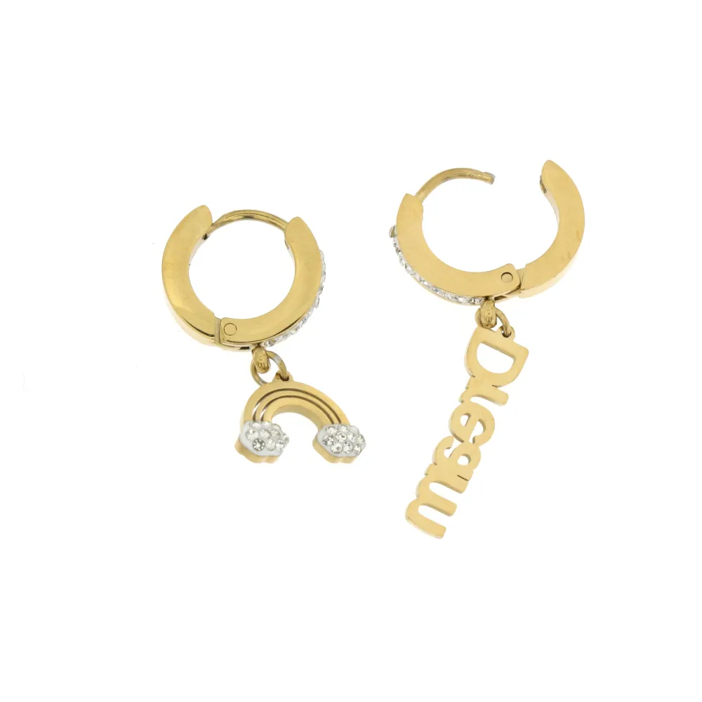 OAC- Arcobaleno Dream 4425- Orecchini a Cerchio con Pendenti in_2