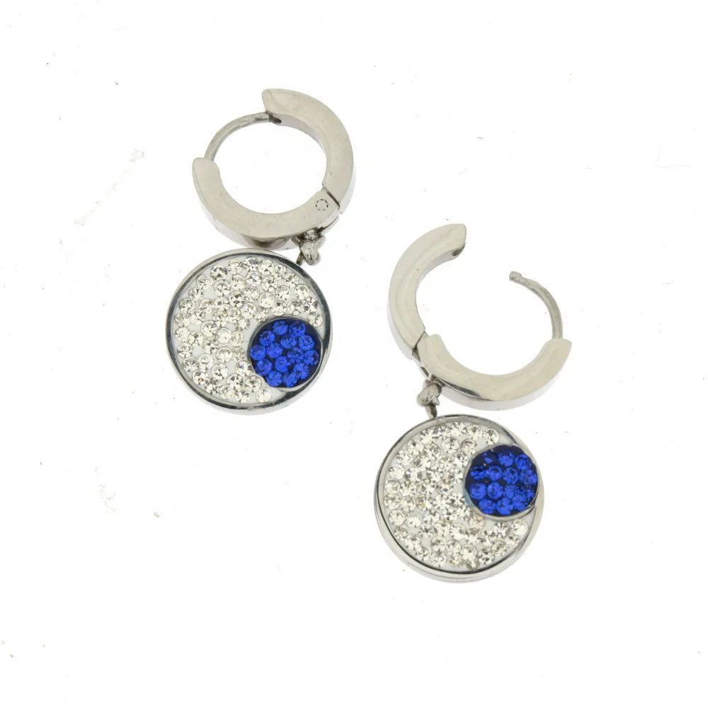 OAC- Occhi 4415 - Orecchini a Cerchio con Pendenti in Acciaio_2