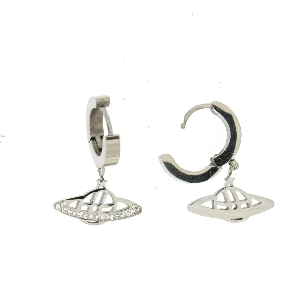 OAC- Saturno 4414 - Orecchini a Cerchio con Pendenti in Acciaio_2