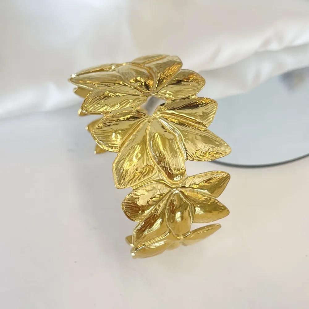 Fiore-Bracciale Rigido in Acciaio - BR-413-304