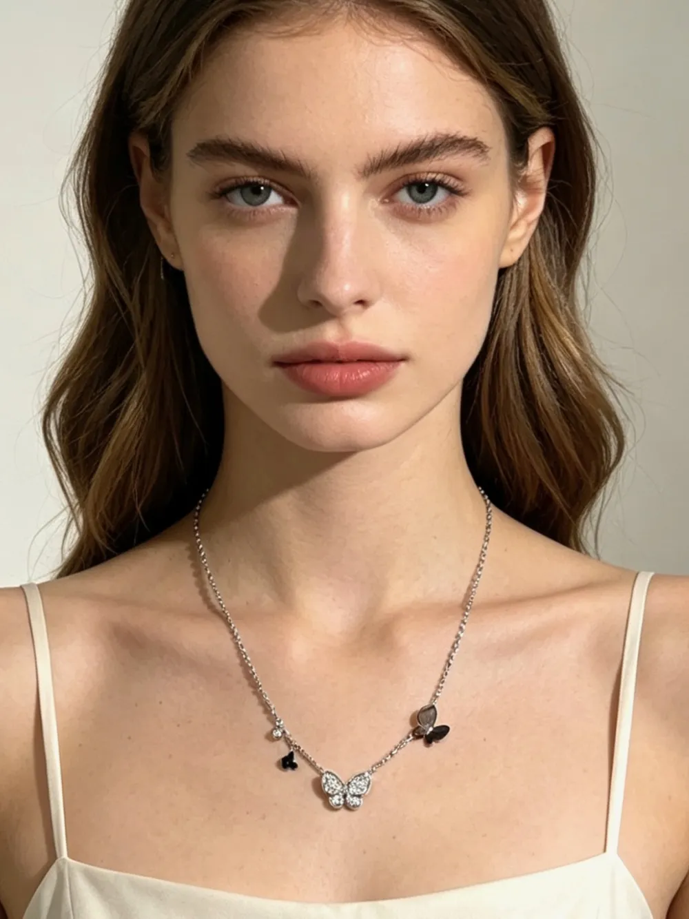 Farfalla-Collana Corta in Acciaio - CL-795-10621