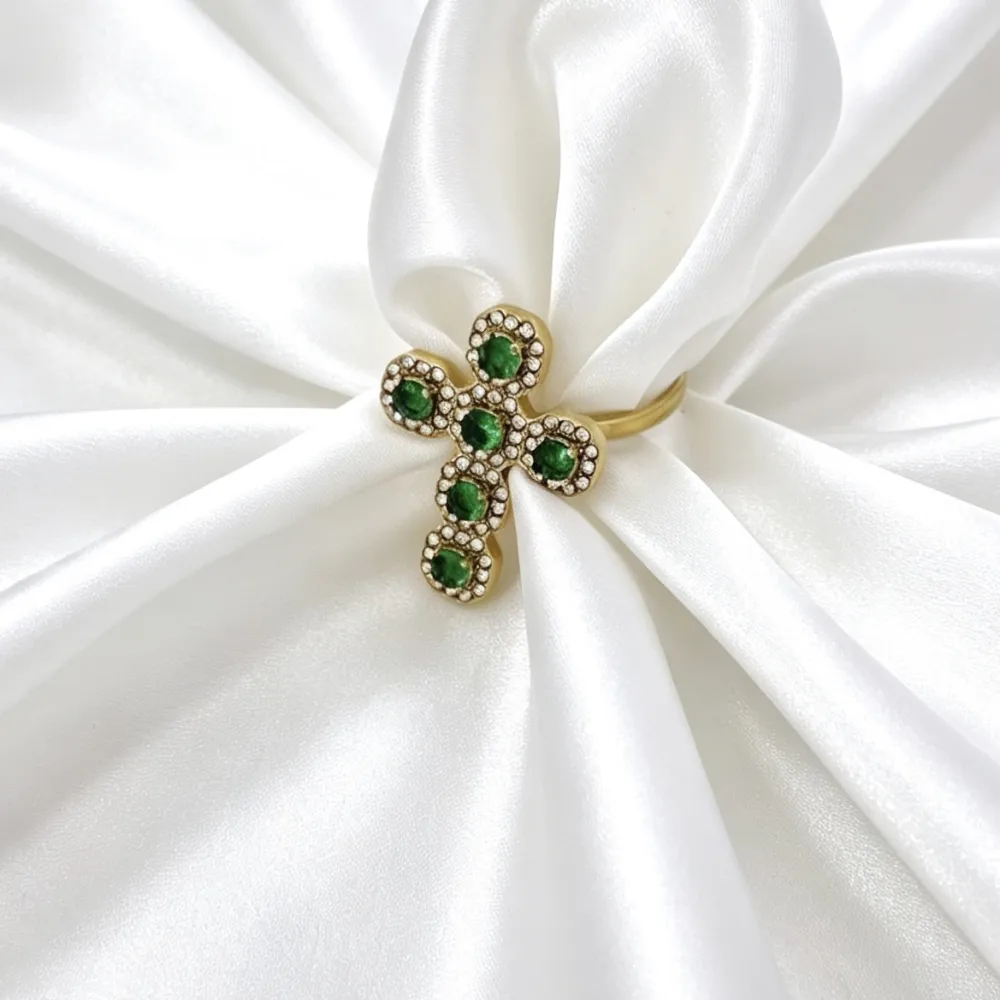 Croce -Anello in Acciaio - AN-795-14200