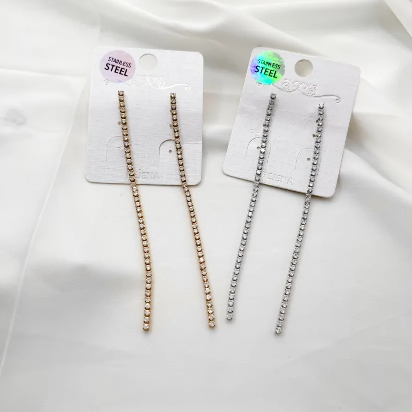 2mm Orecchini Tennis-Orecchini in Acciaio - OR-413-2578
