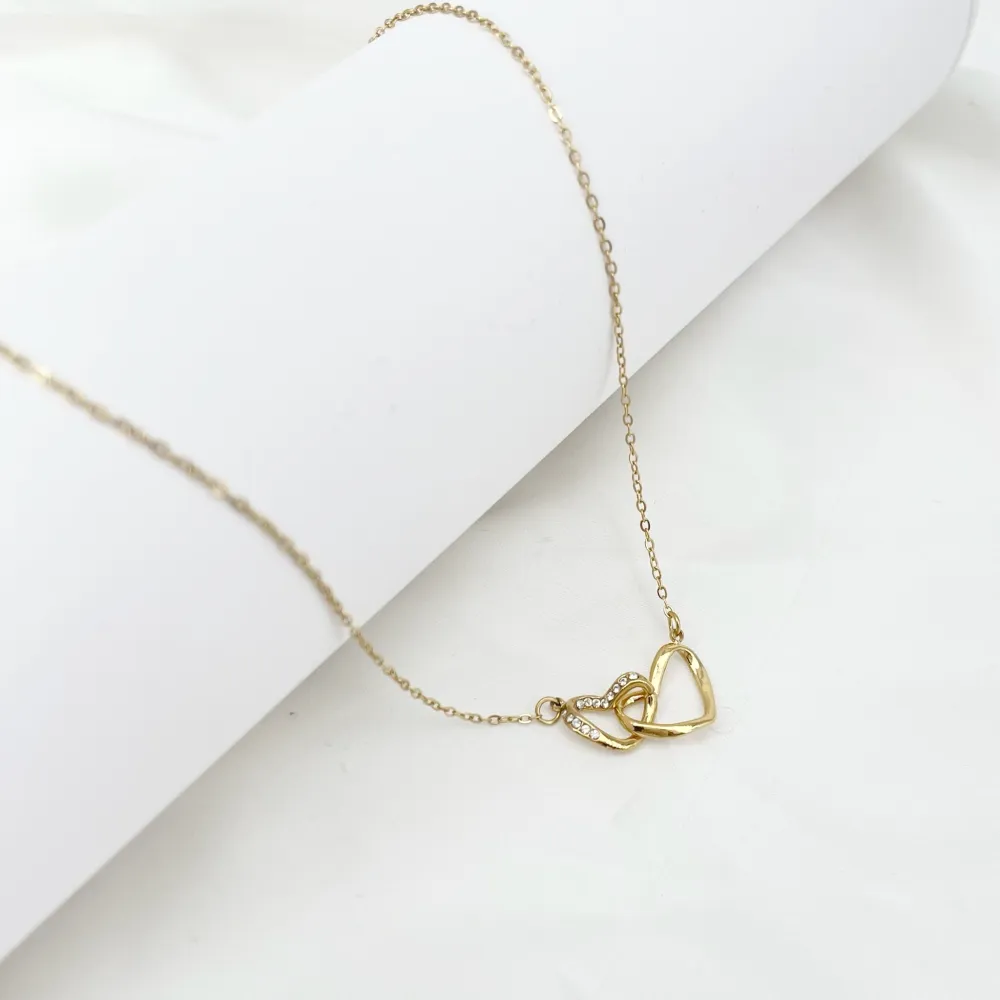 Cuore -Collana Corta in Acciaio - CL-795-10616