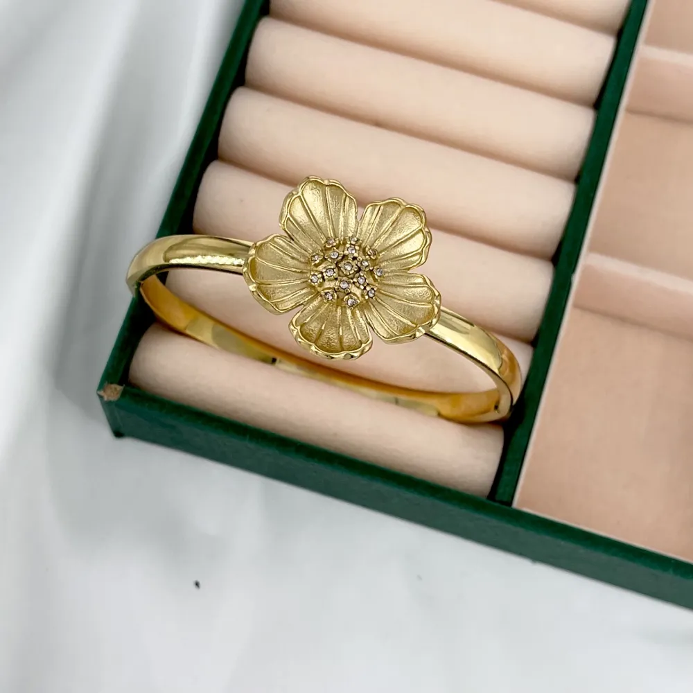 Fiore-Bracciale Rigido in Acciaio - BR-413-9298