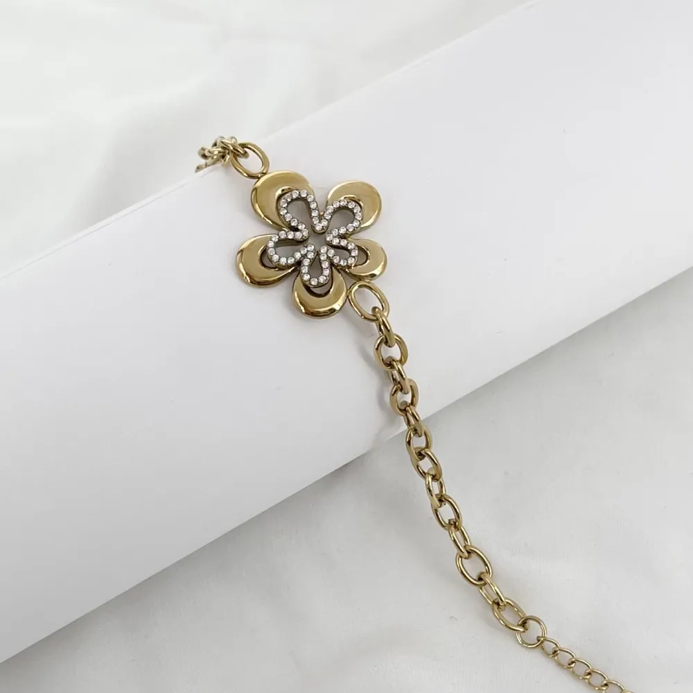 Bracciale a fiori -Bracciali in Acciaio - BR-795-15230