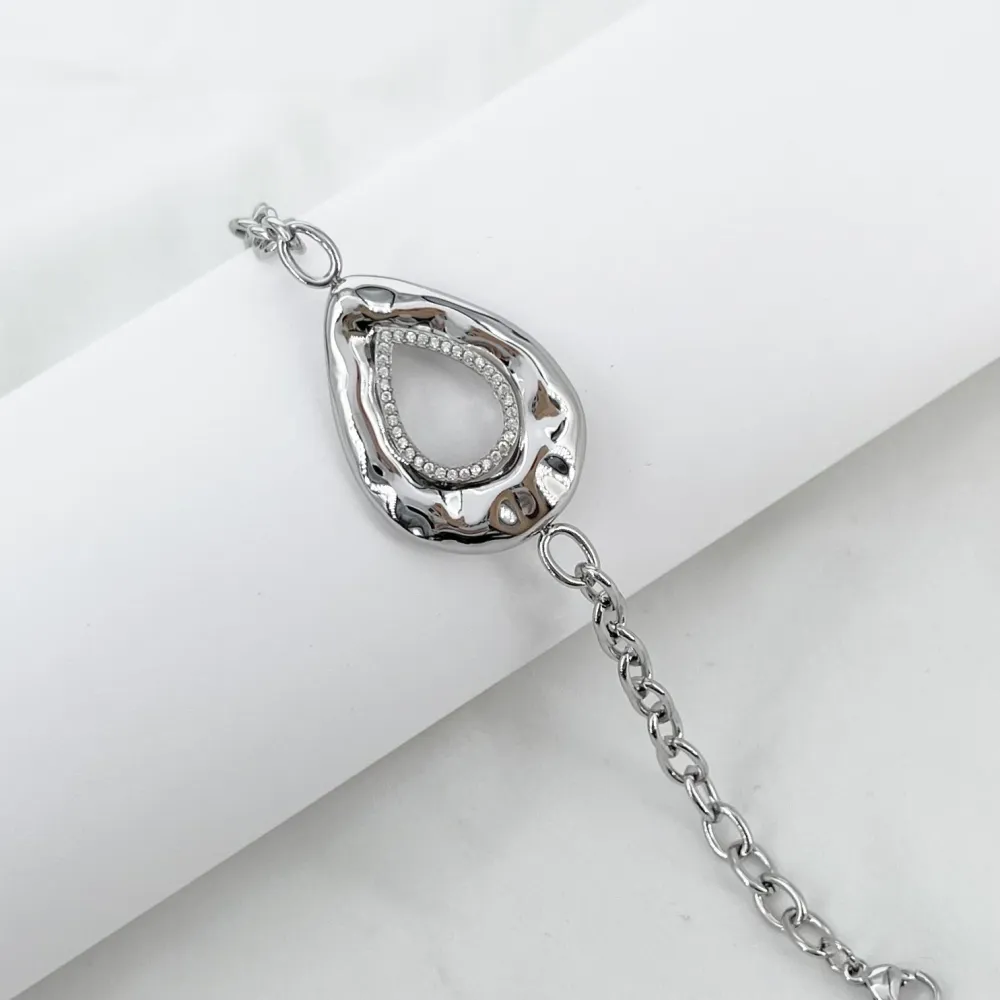 Bracciale a goccia -Bracciali in Acciaio  - BR-795-15229