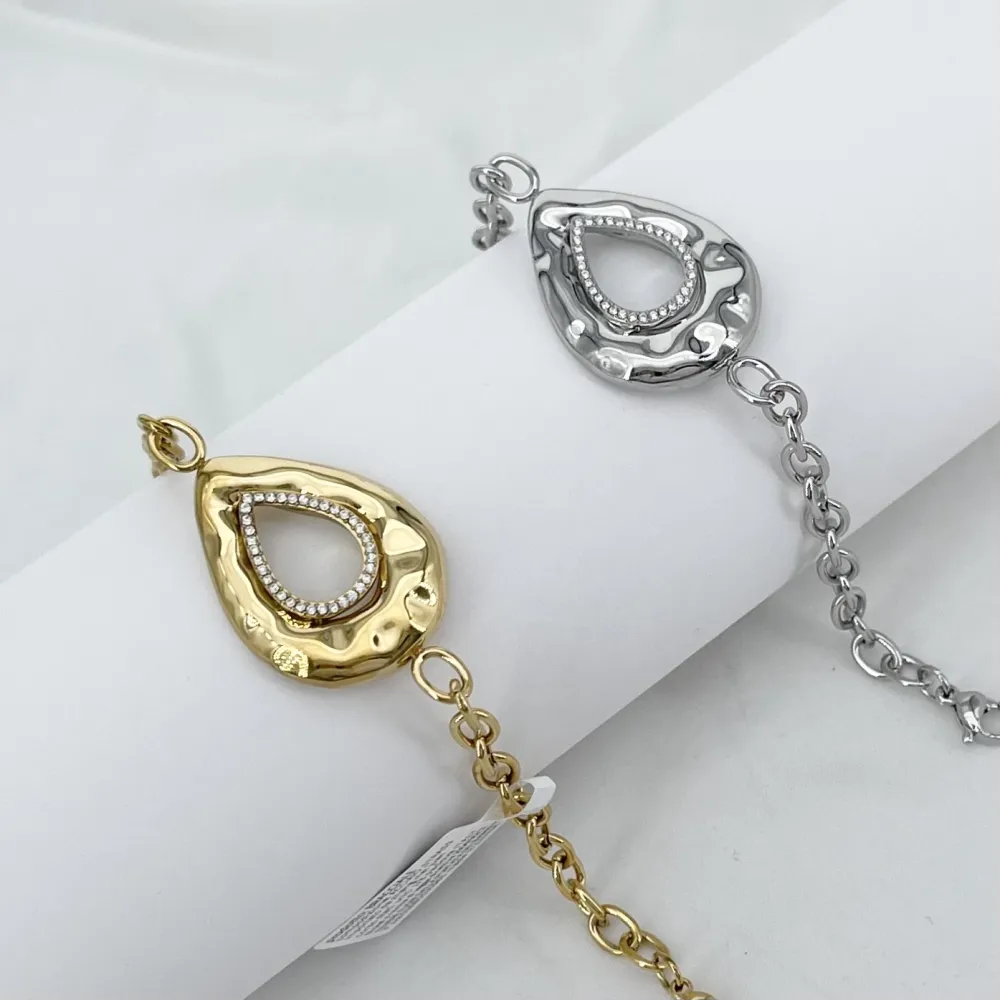Bracciale a goccia -Bracciali in Acciaio  - BR-795-15229