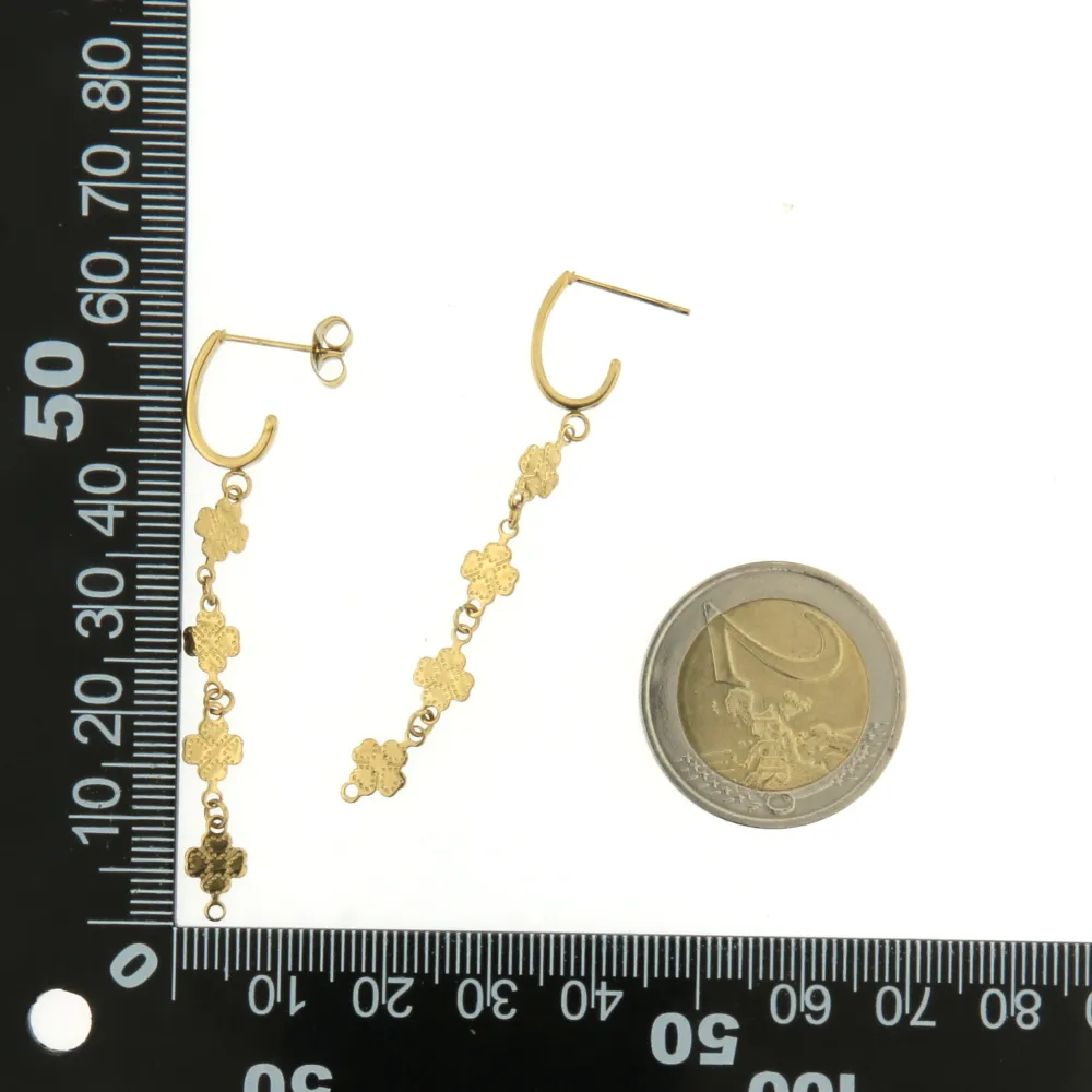 OAP6810-Quadrifoglio Pendente- Orecchini in Acciaio_2