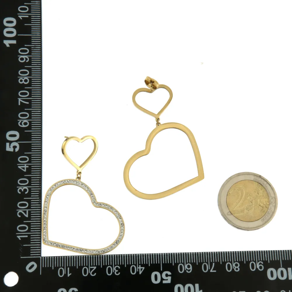 OAP6834-Cuore Pendente Strass- Orecchini in Acciaio_2