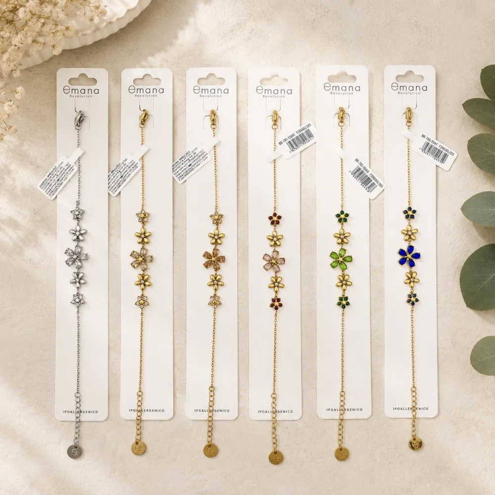 Fiore -Bracciale in Acciaio - BR-795-15243