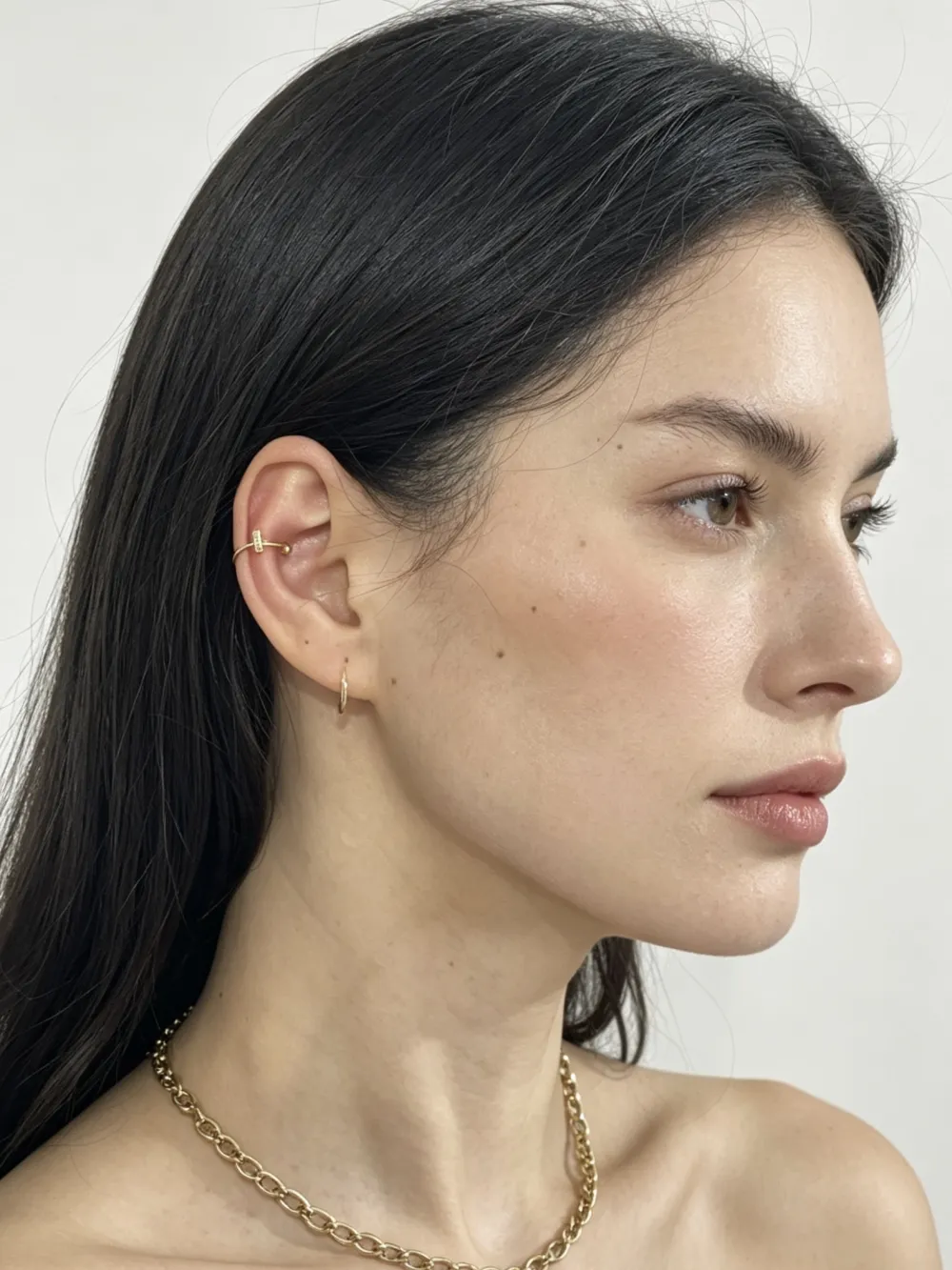 Rettangolo - Earcuff in acciaio - OR-103-AA6961
