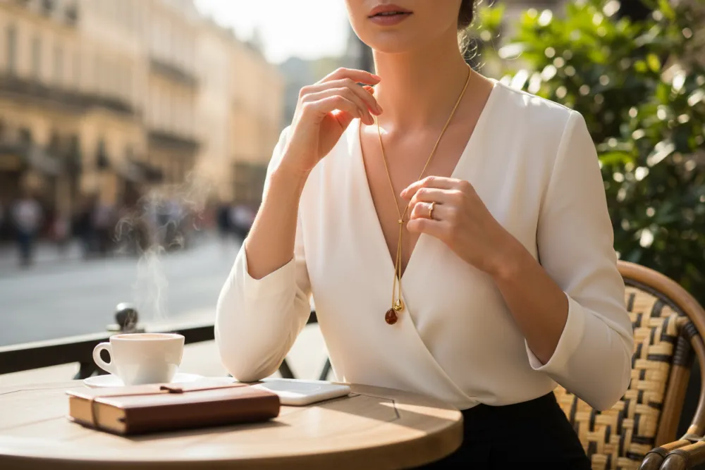 Collana lunga regolabile in Acciaio - CL-103-AA6302N