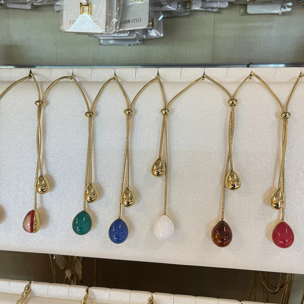 Collana lunga regolabile in Acciaio - CL-103-AA6302N