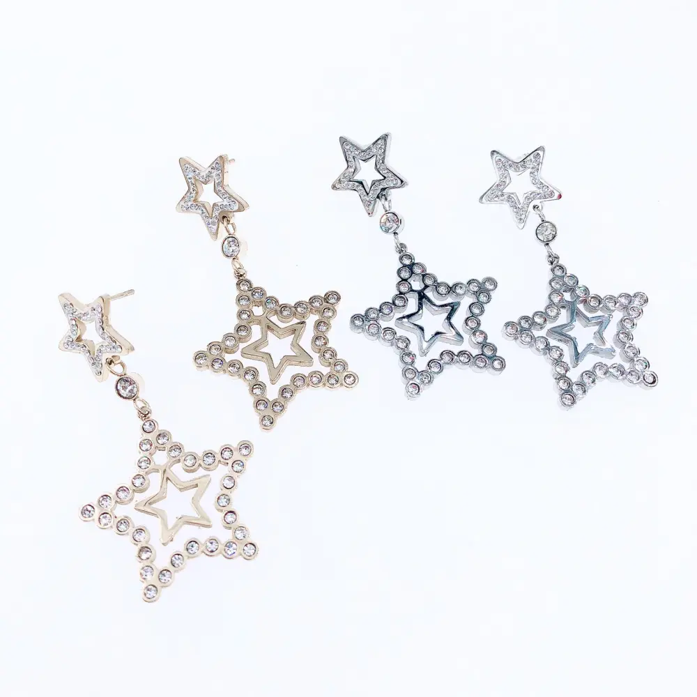 OAS-Stella 5101 - Orecchini pendenti in Acciaio_2