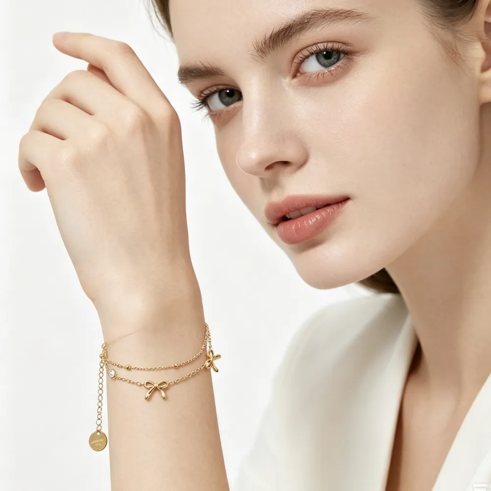 Fiocco-Bracciale in acciaio - BR-413-3268