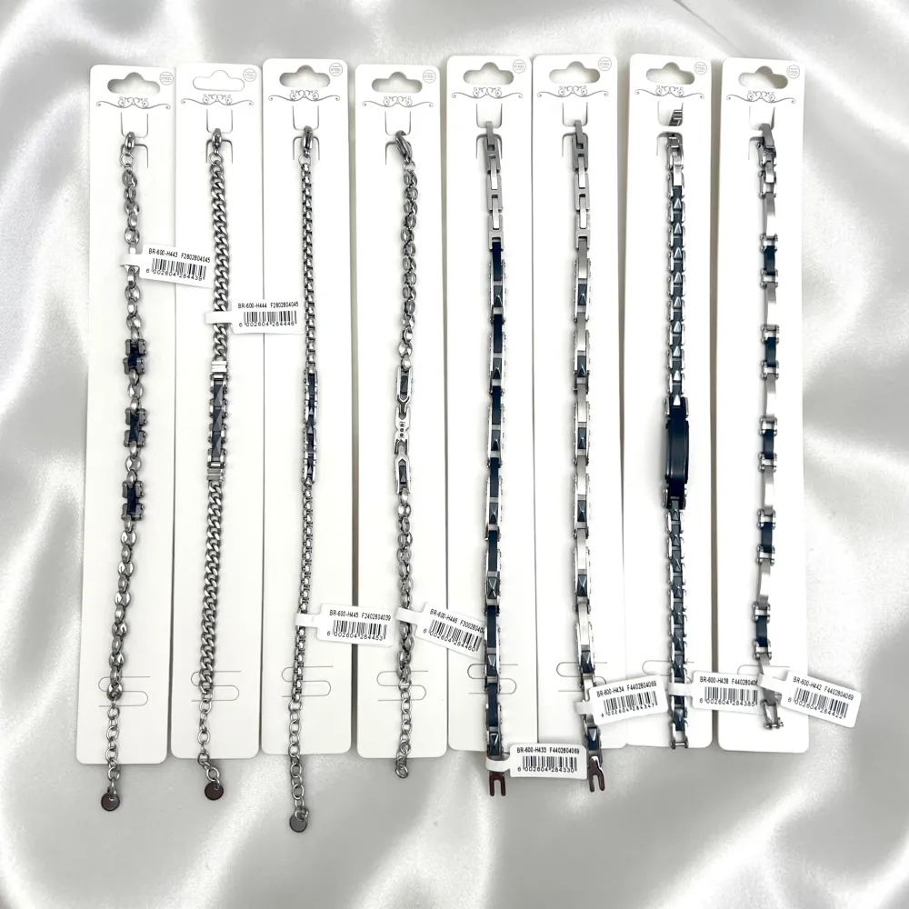 Catena-Bracciale in Acciaio da Uomo - BR-600-H444