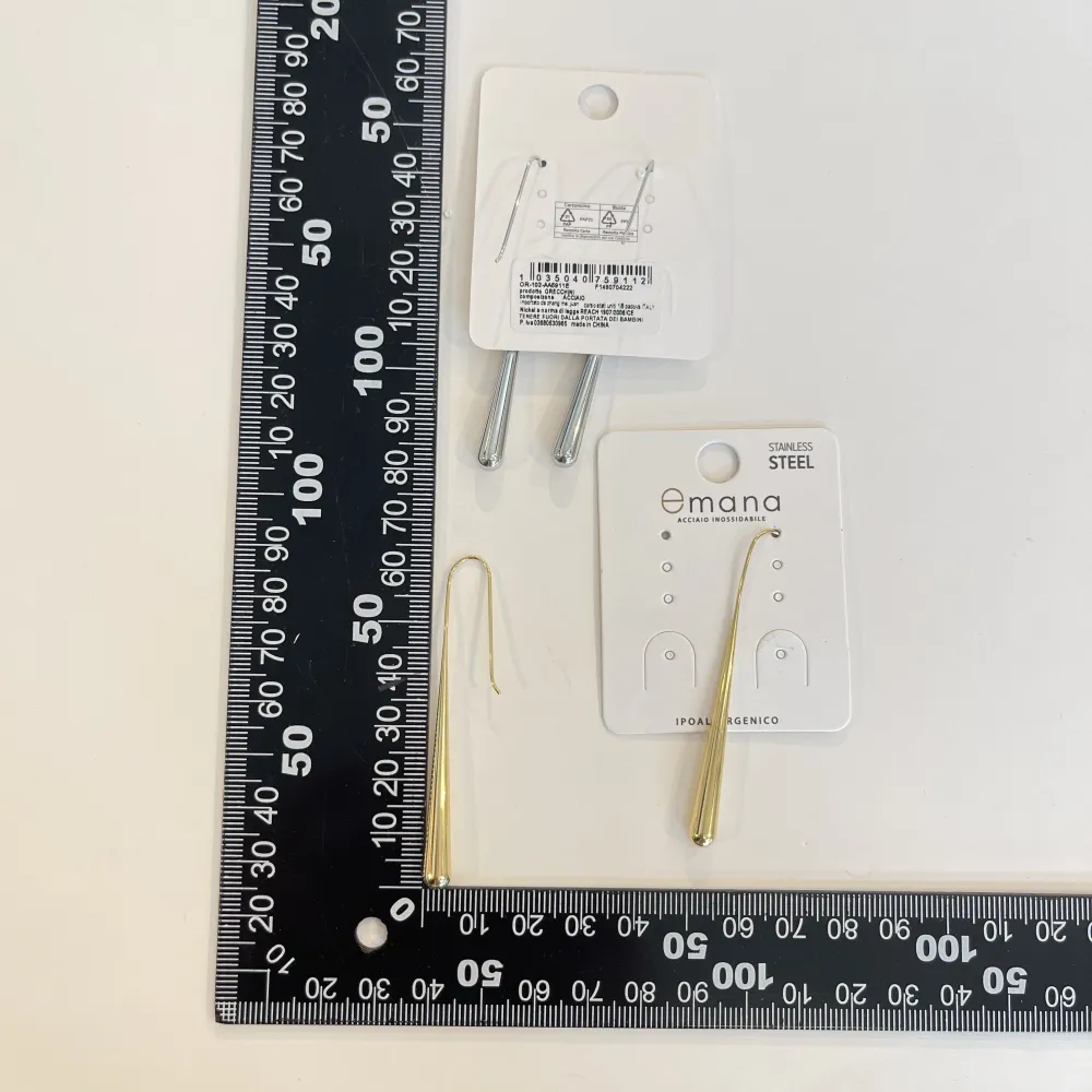 Goccia pendente-Orecchini in Acciaio - OR-413-2609