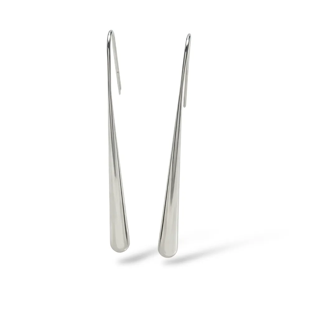 Goccia pendente-Orecchini in Acciaio - OR-413-2609