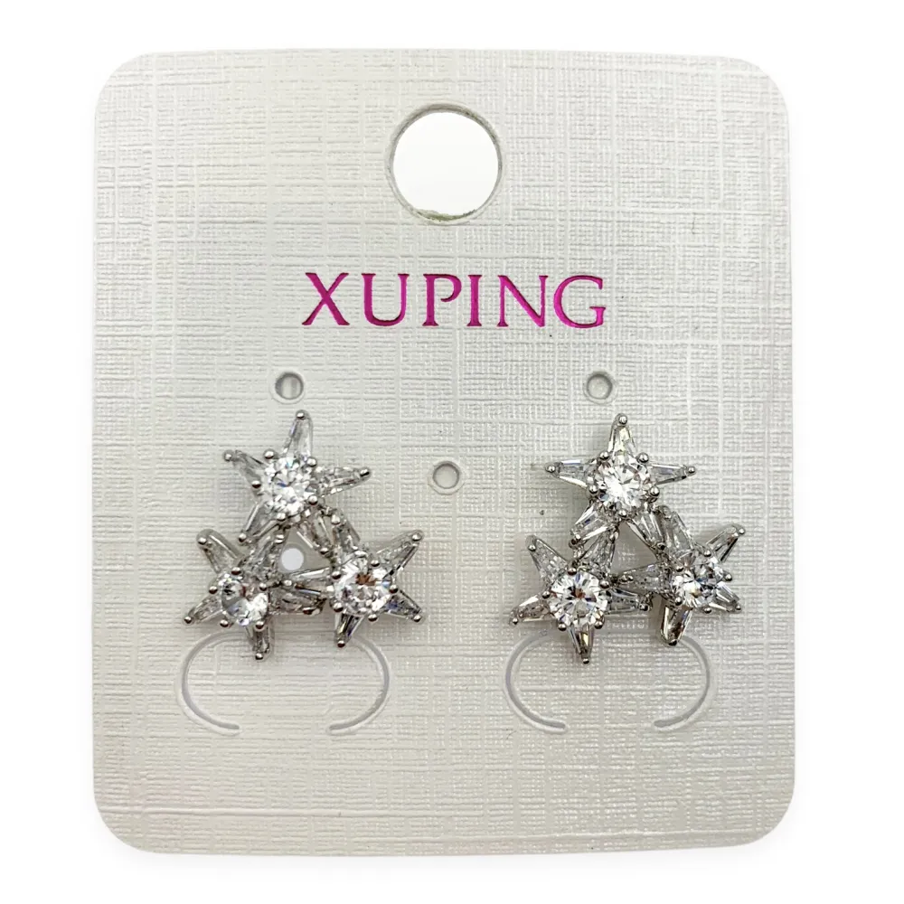 OMZ6130-Stella- Orecchini a Lobo_Argento_1