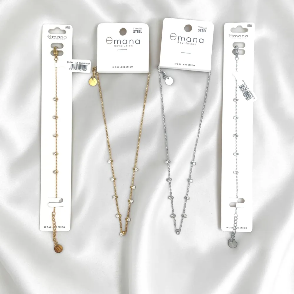 Punti luce piccoli -Bracciale in Acciaio - BR-795-17129