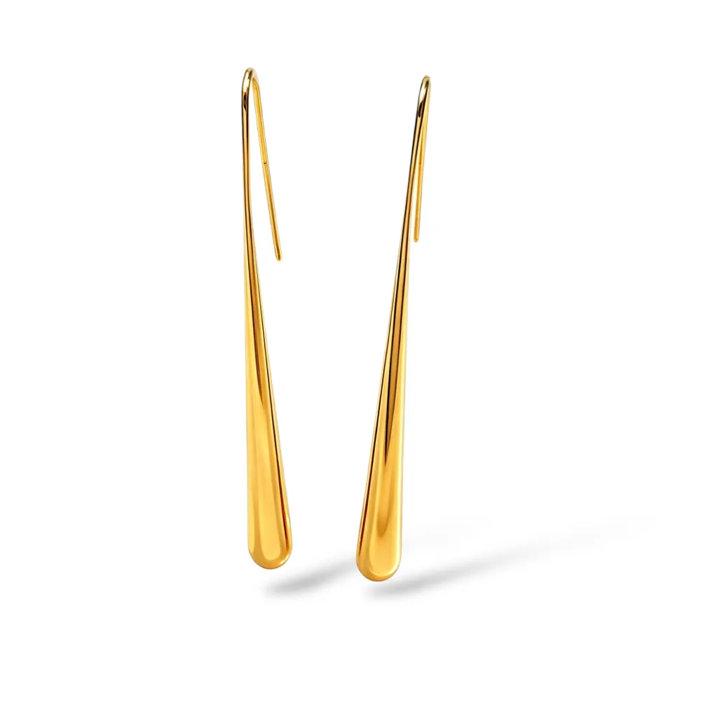 Goccia pendente-Orecchini in Acciaio - OR-413-2609