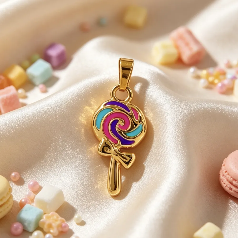 Caramella-Ciondolo/Charms in Acciaio - DIY-413-108