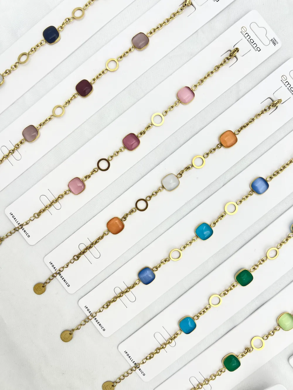 Quadrato-Bracciale Moda in Acciaio - BR-103-AA6760B