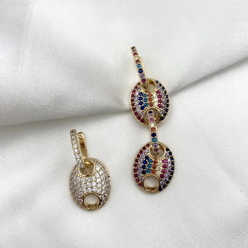 OMZ6467-Ovale Pendente-Orecchini con Zirconia_2