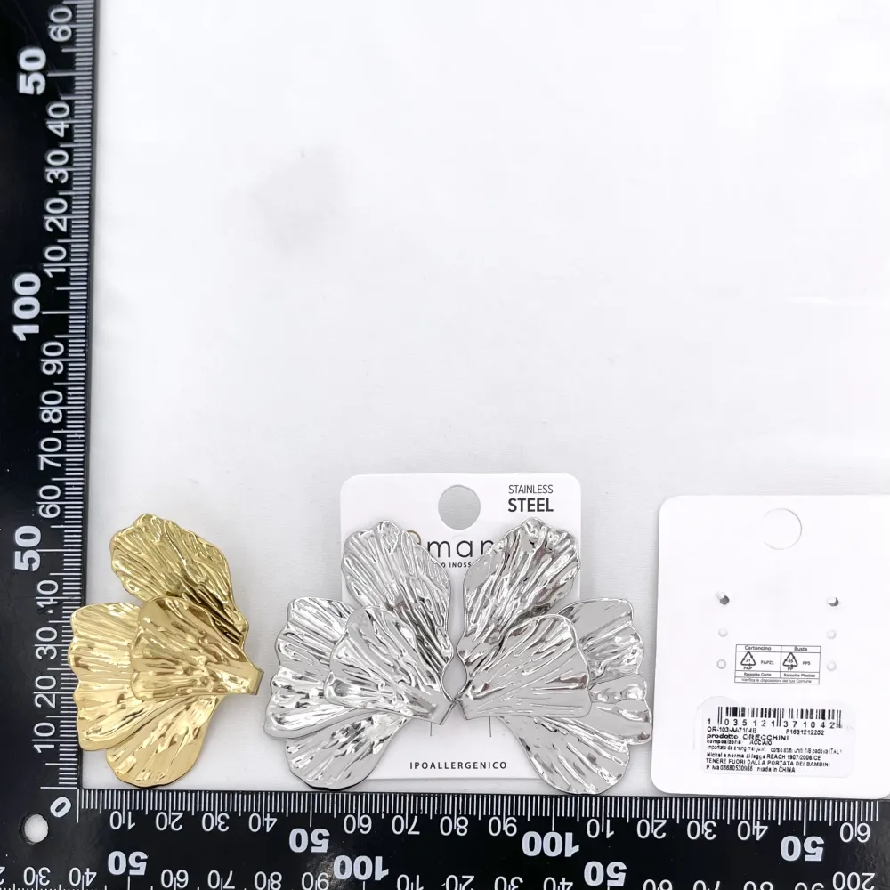 Fiore-Orecchini in Acciaio - OR-103-AA7104E