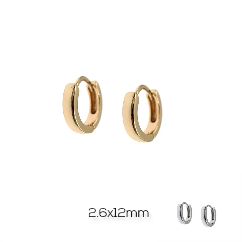 OMZ7262-Liscio 2.6x12mm - Orecchini a Cerchio_2